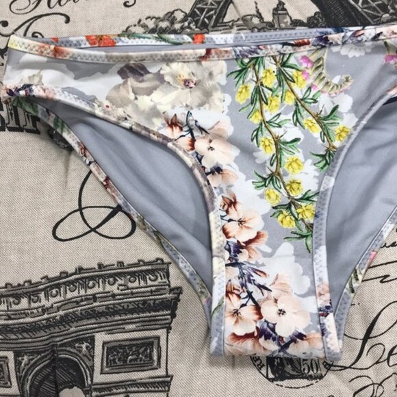 Rachel Rachel Roy Floral Hipster Bikini Swim Bottom - Picture 6 of 6